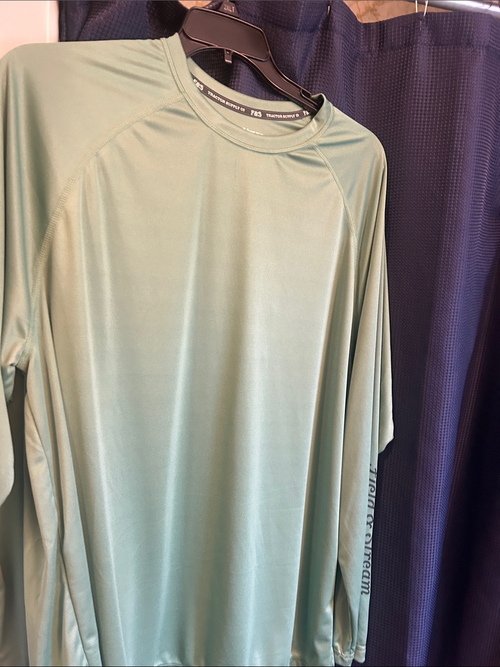 Field & Stream Men’s Long-Sleeve Performance Shirt - Seafoam Green